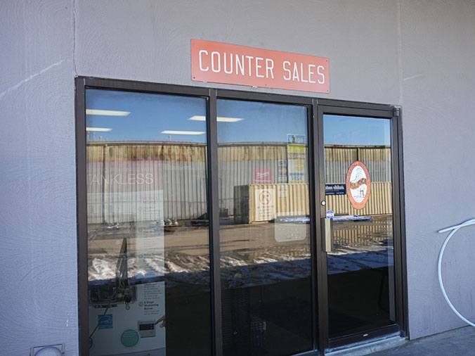 Hajoca Plumbing Supply Tulsa Counter Service doors