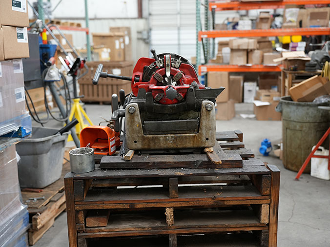 Macinery in Hajoca Plumbing Supply Tulsa