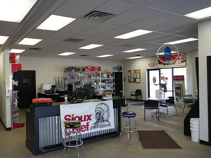 INterior of Hajoca Plumbing Supply Tulsa
